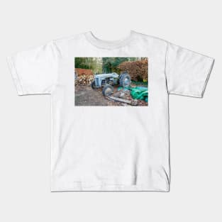 Dilapidated Old Tractor Kids T-Shirt